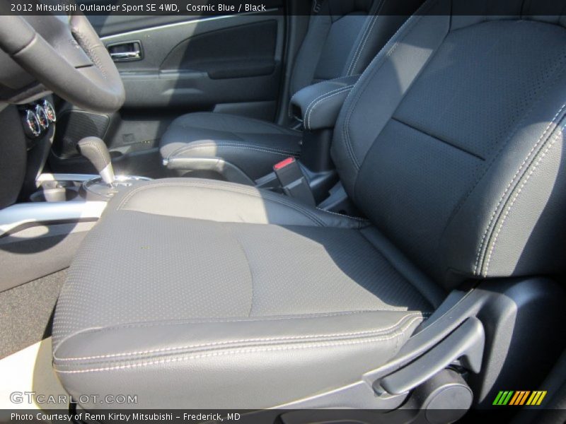 Cosmic Blue / Black 2012 Mitsubishi Outlander Sport SE 4WD