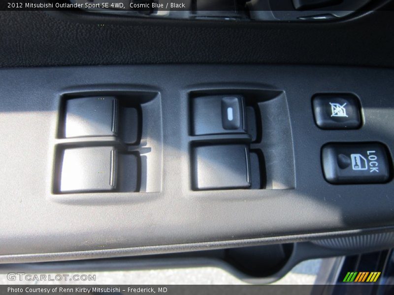 Cosmic Blue / Black 2012 Mitsubishi Outlander Sport SE 4WD