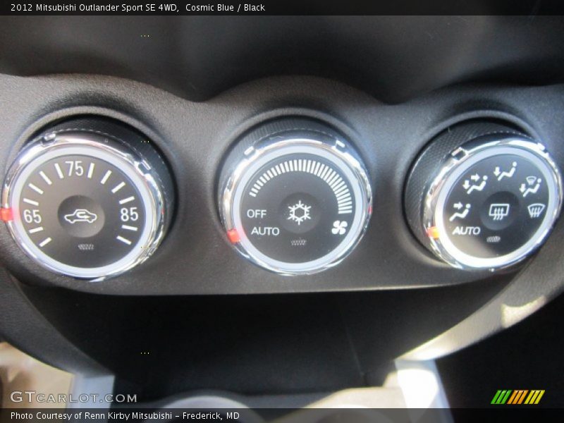 Cosmic Blue / Black 2012 Mitsubishi Outlander Sport SE 4WD