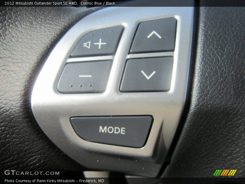 Cosmic Blue / Black 2012 Mitsubishi Outlander Sport SE 4WD