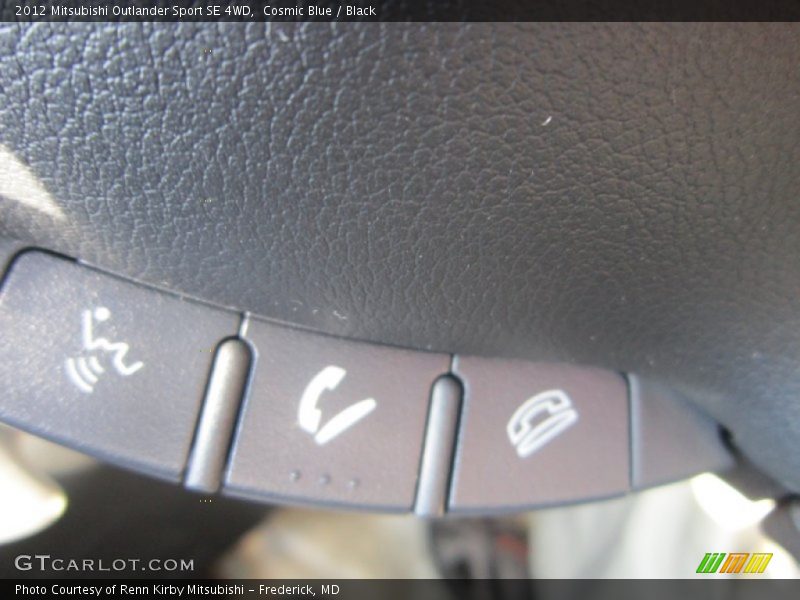 Cosmic Blue / Black 2012 Mitsubishi Outlander Sport SE 4WD