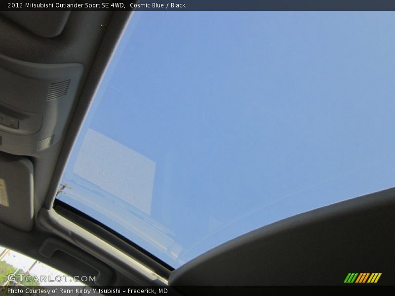 Cosmic Blue / Black 2012 Mitsubishi Outlander Sport SE 4WD