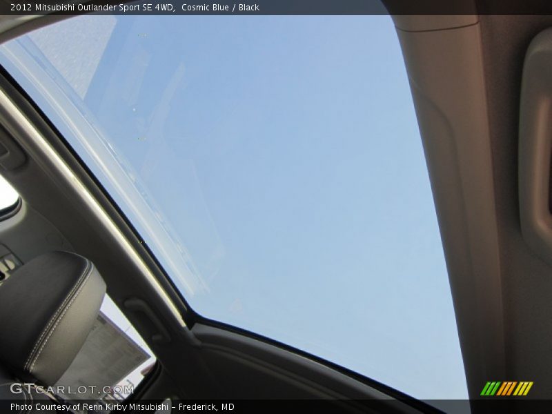 Cosmic Blue / Black 2012 Mitsubishi Outlander Sport SE 4WD