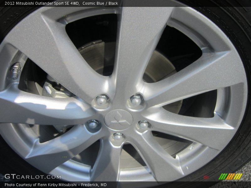 Cosmic Blue / Black 2012 Mitsubishi Outlander Sport SE 4WD