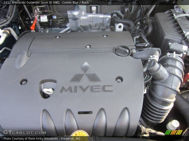 Cosmic Blue / Black 2012 Mitsubishi Outlander Sport SE 4WD
