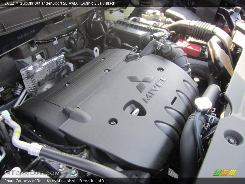 Cosmic Blue / Black 2012 Mitsubishi Outlander Sport SE 4WD