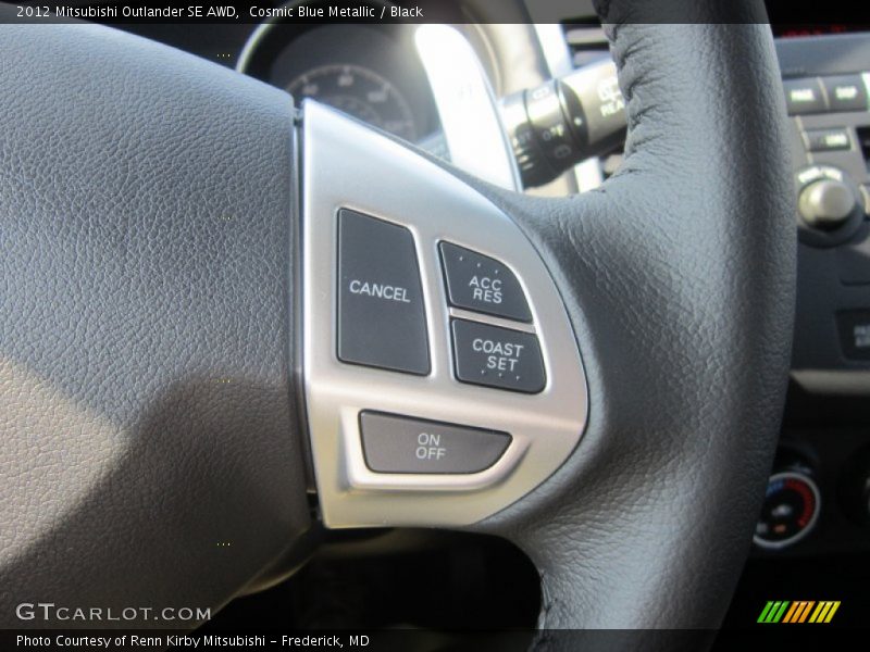 Controls of 2012 Outlander SE AWD