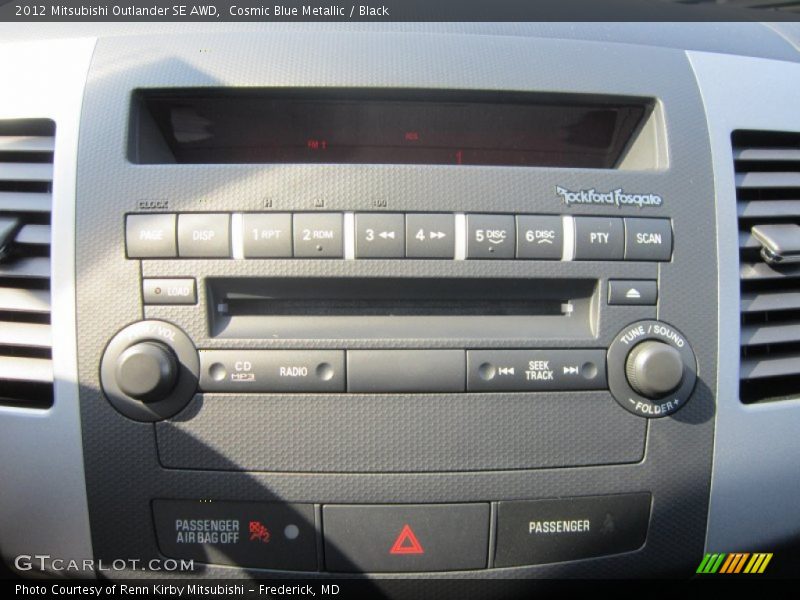 Audio System of 2012 Outlander SE AWD