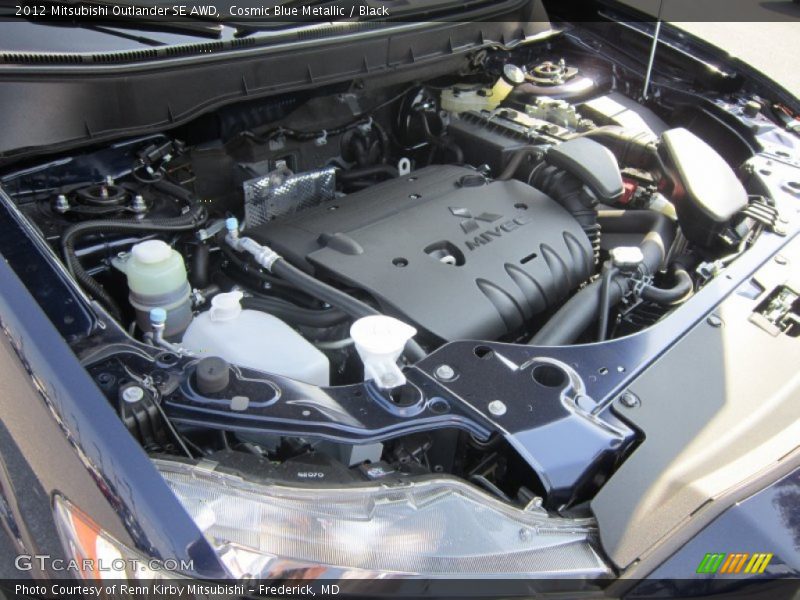  2012 Outlander SE AWD Engine - 2.4 Liter DOHC 16-Valve MIVEC 4 Cylinder