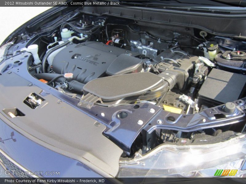  2012 Outlander SE AWD Engine - 2.4 Liter DOHC 16-Valve MIVEC 4 Cylinder