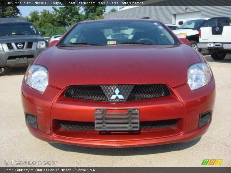 Sunset Pearlescent Pearl / Terra Cotta/Charcoal 2009 Mitsubishi Eclipse GS Coupe