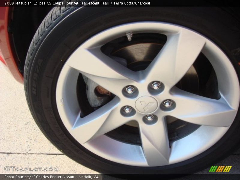 Sunset Pearlescent Pearl / Terra Cotta/Charcoal 2009 Mitsubishi Eclipse GS Coupe