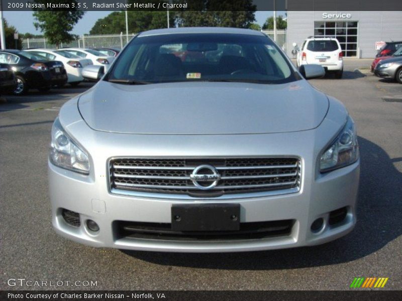 Radiant Silver Metallic / Charcoal 2009 Nissan Maxima 3.5 S