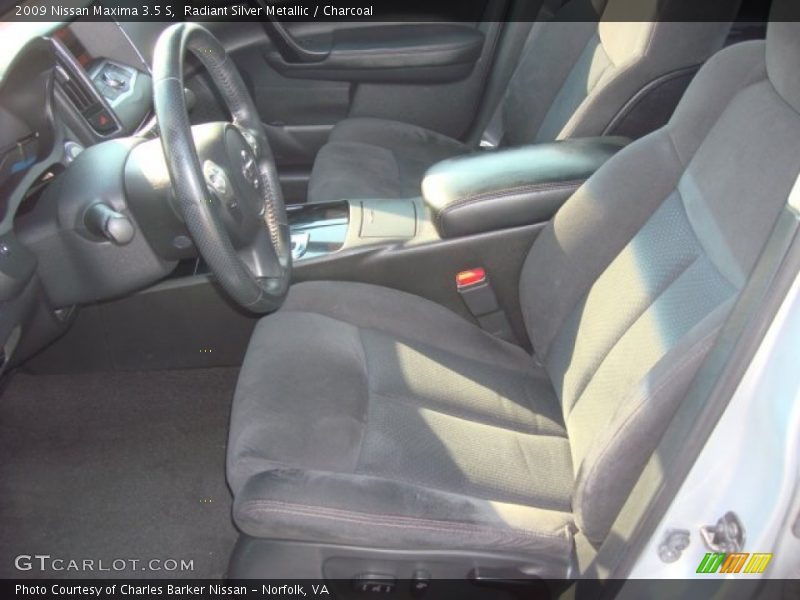 Radiant Silver Metallic / Charcoal 2009 Nissan Maxima 3.5 S