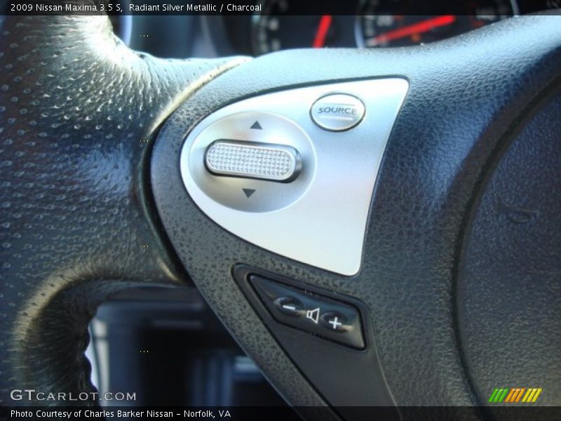Radiant Silver Metallic / Charcoal 2009 Nissan Maxima 3.5 S