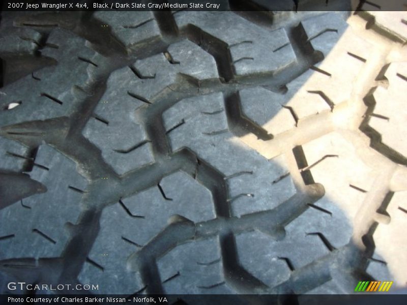 Black / Dark Slate Gray/Medium Slate Gray 2007 Jeep Wrangler X 4x4
