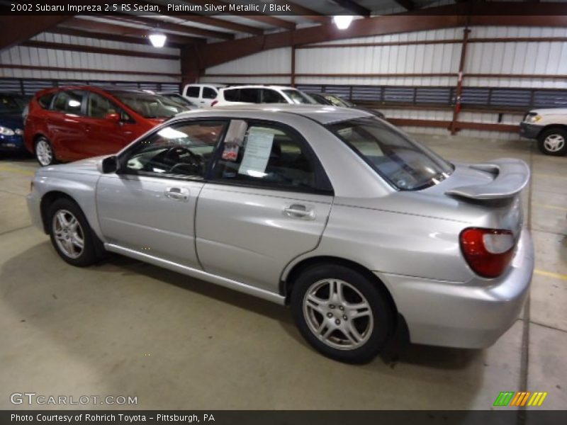  2002 Impreza 2.5 RS Sedan Platinum Silver Metallic