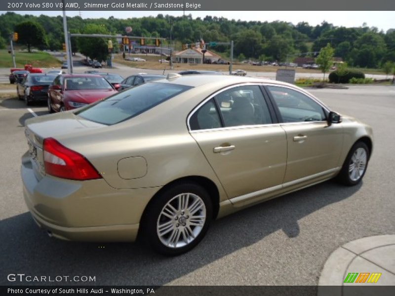  2007 S80 V8 AWD Shimmer Gold Metallic