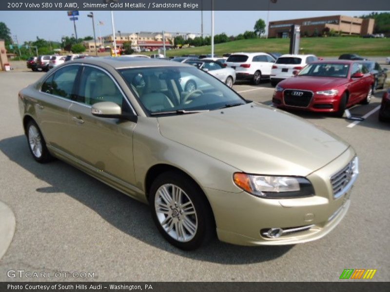 Front 3/4 View of 2007 S80 V8 AWD