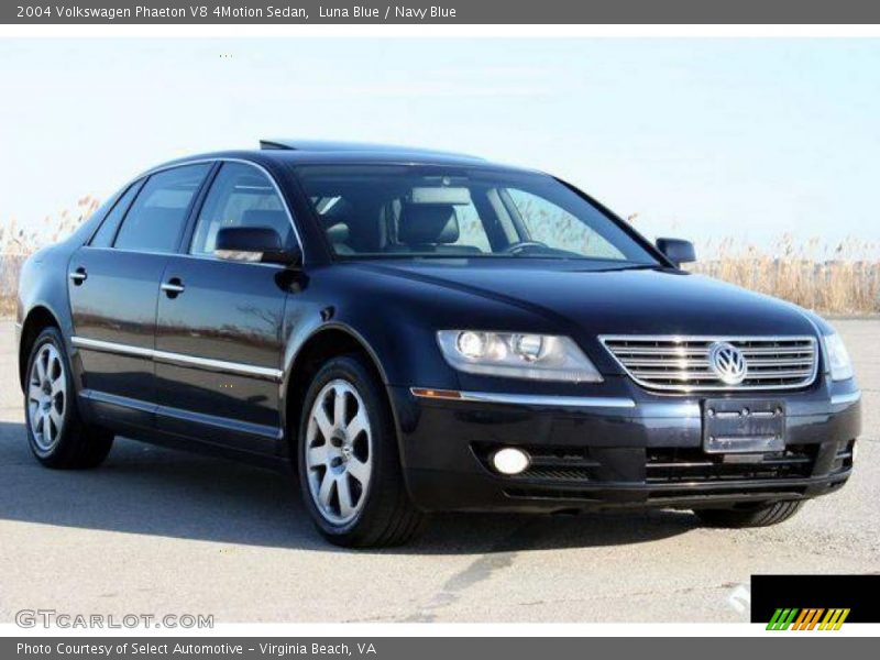 Luna Blue / Navy Blue 2004 Volkswagen Phaeton V8 4Motion Sedan