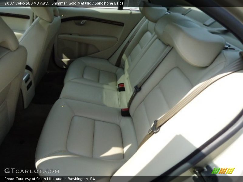 Rear Seat of 2007 S80 V8 AWD