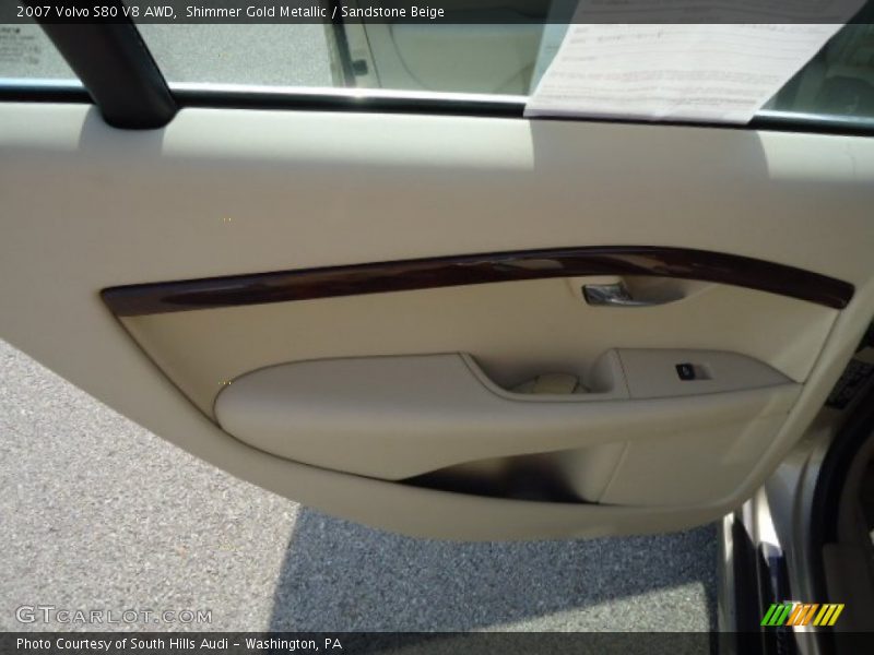 Shimmer Gold Metallic / Sandstone Beige 2007 Volvo S80 V8 AWD