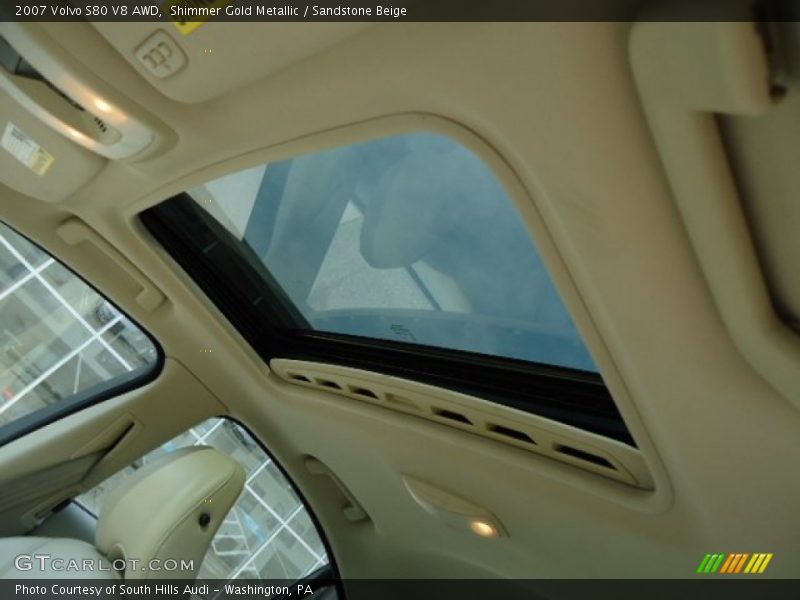 Shimmer Gold Metallic / Sandstone Beige 2007 Volvo S80 V8 AWD