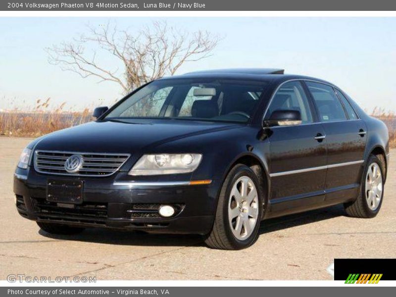 Luna Blue / Navy Blue 2004 Volkswagen Phaeton V8 4Motion Sedan
