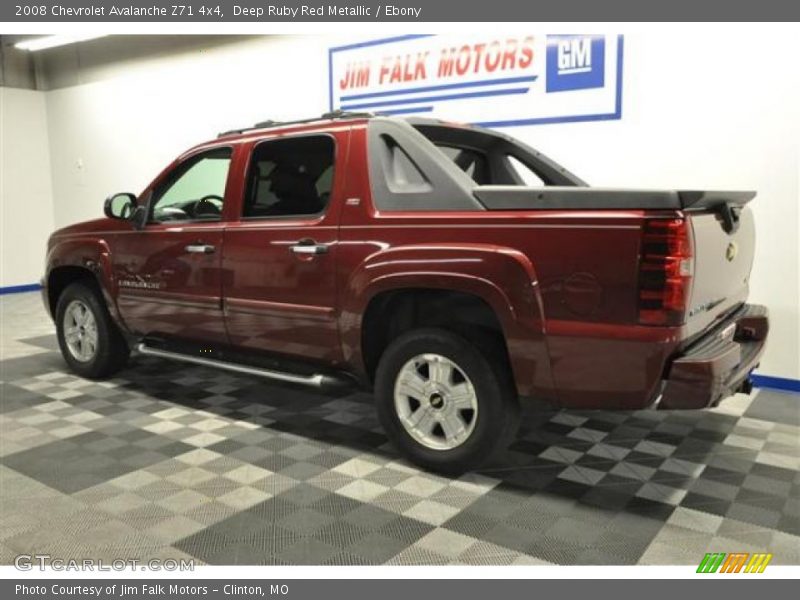 Deep Ruby Red Metallic / Ebony 2008 Chevrolet Avalanche Z71 4x4