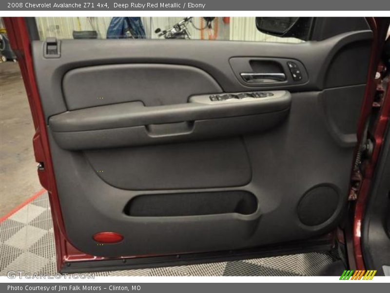 Deep Ruby Red Metallic / Ebony 2008 Chevrolet Avalanche Z71 4x4