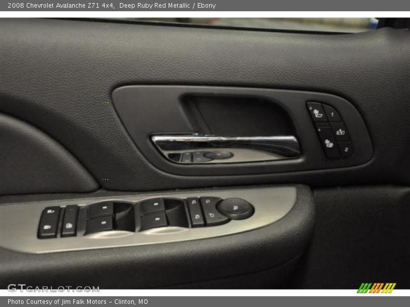 Deep Ruby Red Metallic / Ebony 2008 Chevrolet Avalanche Z71 4x4