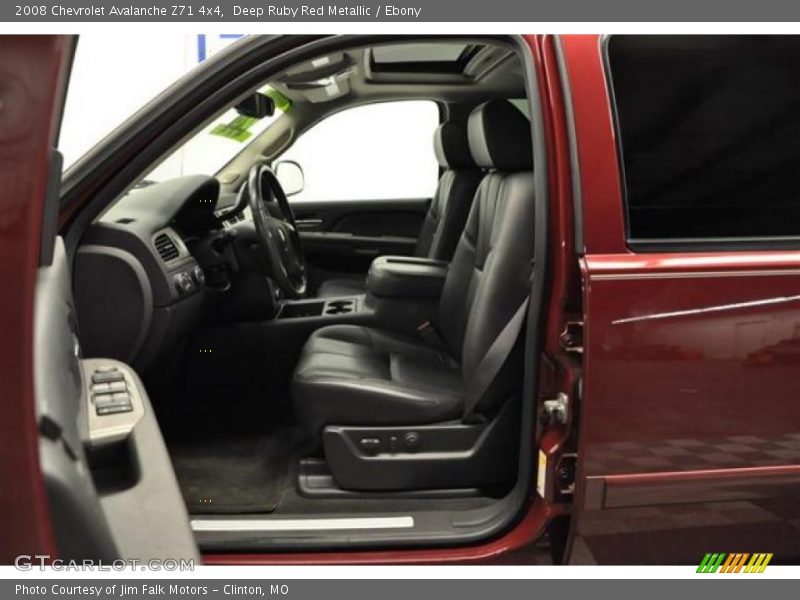 Deep Ruby Red Metallic / Ebony 2008 Chevrolet Avalanche Z71 4x4