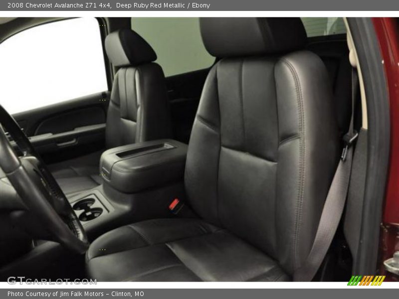 Deep Ruby Red Metallic / Ebony 2008 Chevrolet Avalanche Z71 4x4