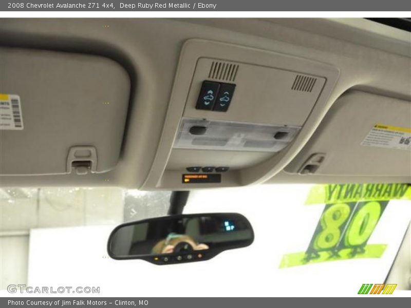 Deep Ruby Red Metallic / Ebony 2008 Chevrolet Avalanche Z71 4x4