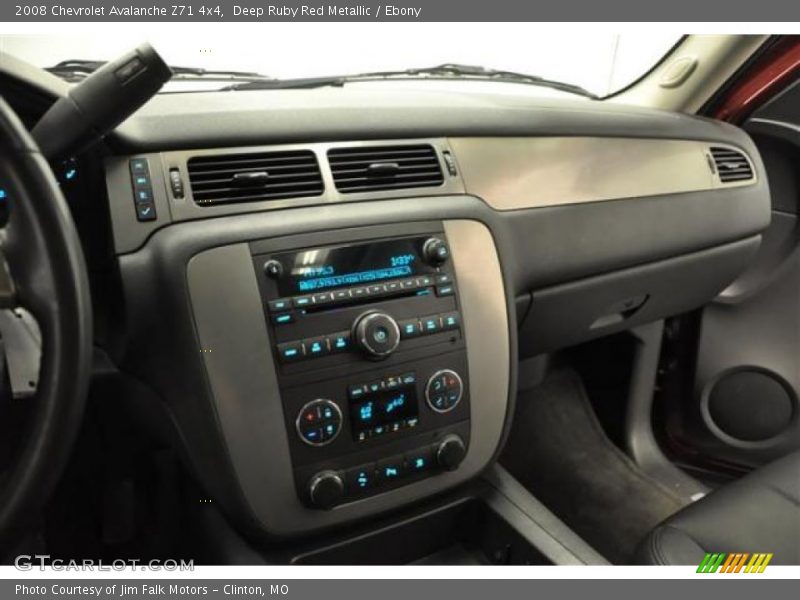 Deep Ruby Red Metallic / Ebony 2008 Chevrolet Avalanche Z71 4x4