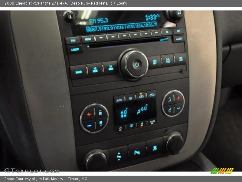 Deep Ruby Red Metallic / Ebony 2008 Chevrolet Avalanche Z71 4x4
