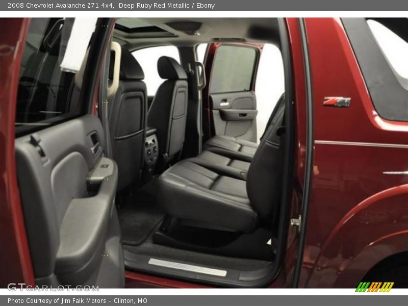 Deep Ruby Red Metallic / Ebony 2008 Chevrolet Avalanche Z71 4x4