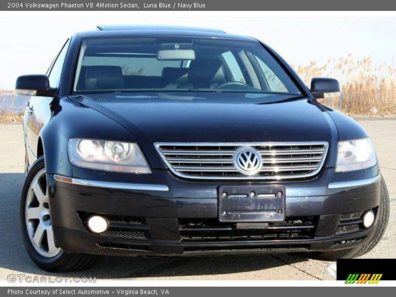 Luna Blue / Navy Blue 2004 Volkswagen Phaeton V8 4Motion Sedan
