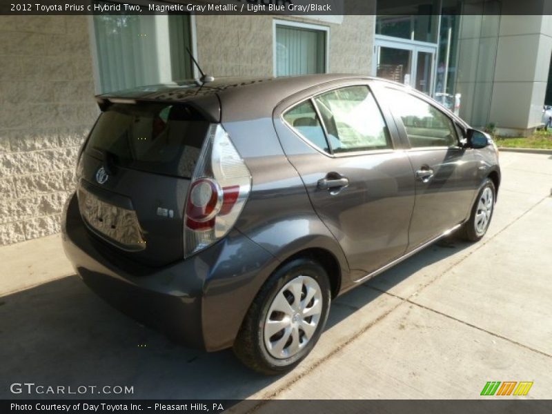 Magnetic Gray Metallic / Light Blue Gray/Black 2012 Toyota Prius c Hybrid Two