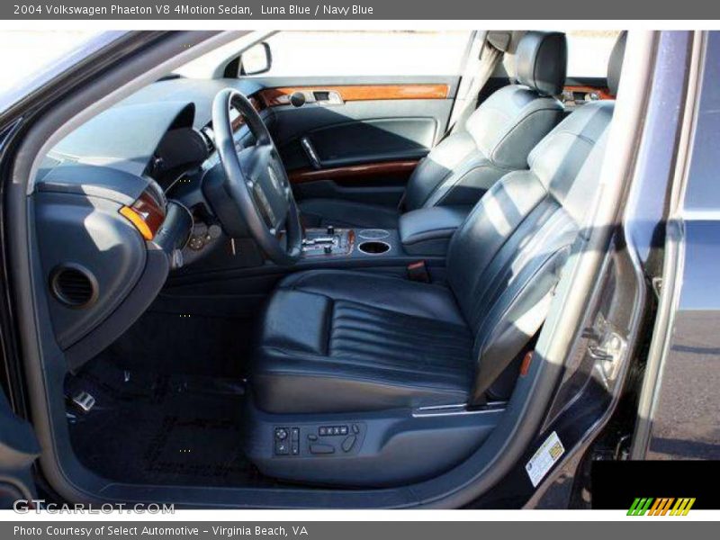 Luna Blue / Navy Blue 2004 Volkswagen Phaeton V8 4Motion Sedan