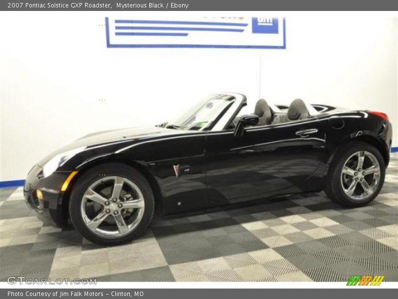Mysterious Black / Ebony 2007 Pontiac Solstice GXP Roadster