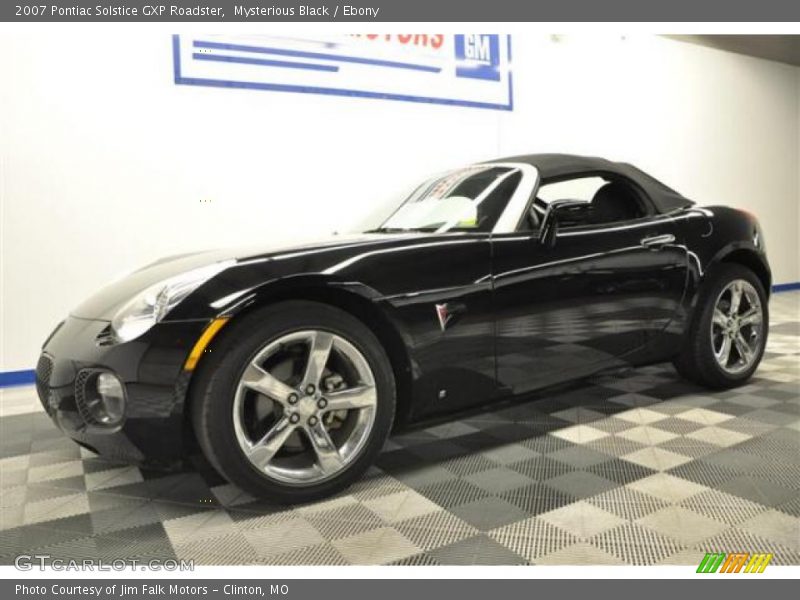 Mysterious Black / Ebony 2007 Pontiac Solstice GXP Roadster