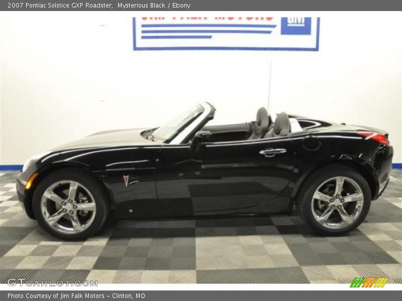 Mysterious Black / Ebony 2007 Pontiac Solstice GXP Roadster