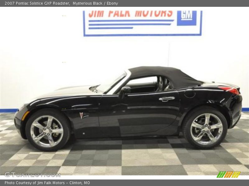 Mysterious Black / Ebony 2007 Pontiac Solstice GXP Roadster