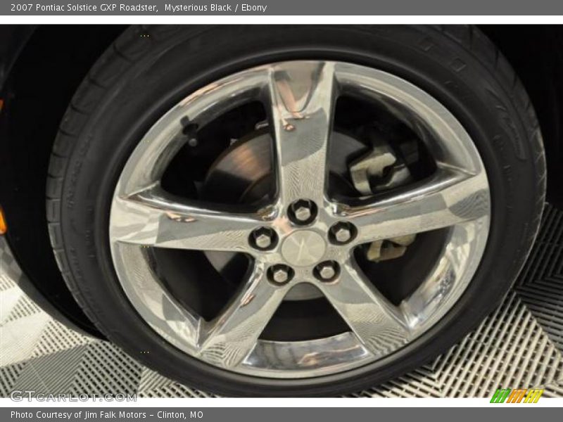 Mysterious Black / Ebony 2007 Pontiac Solstice GXP Roadster