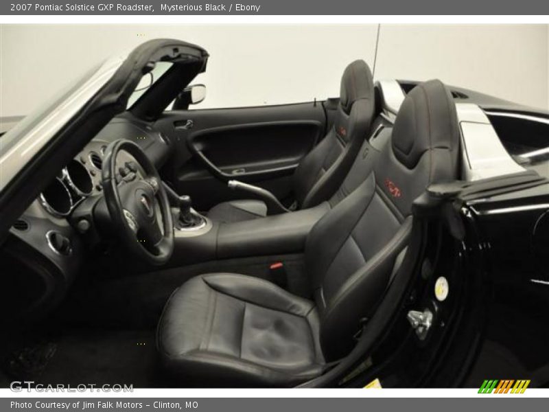 Ebony Interior - 2007 Solstice GXP Roadster 