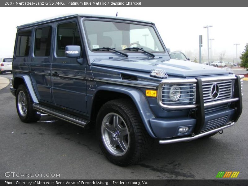 Platinum Blue Metallic / designo Charcoal 2007 Mercedes-Benz G 55 AMG