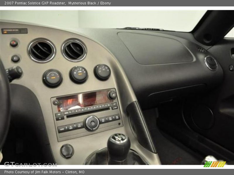Mysterious Black / Ebony 2007 Pontiac Solstice GXP Roadster