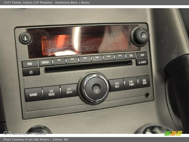 Audio System of 2007 Solstice GXP Roadster
