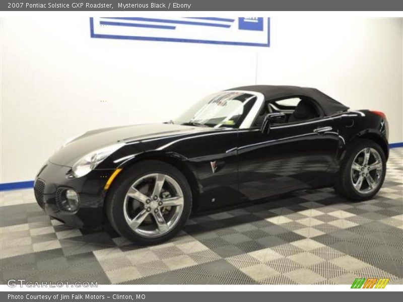Mysterious Black / Ebony 2007 Pontiac Solstice GXP Roadster